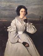 Portrait de Madame Charmois (mk11), Jean Baptiste Camille  Corot